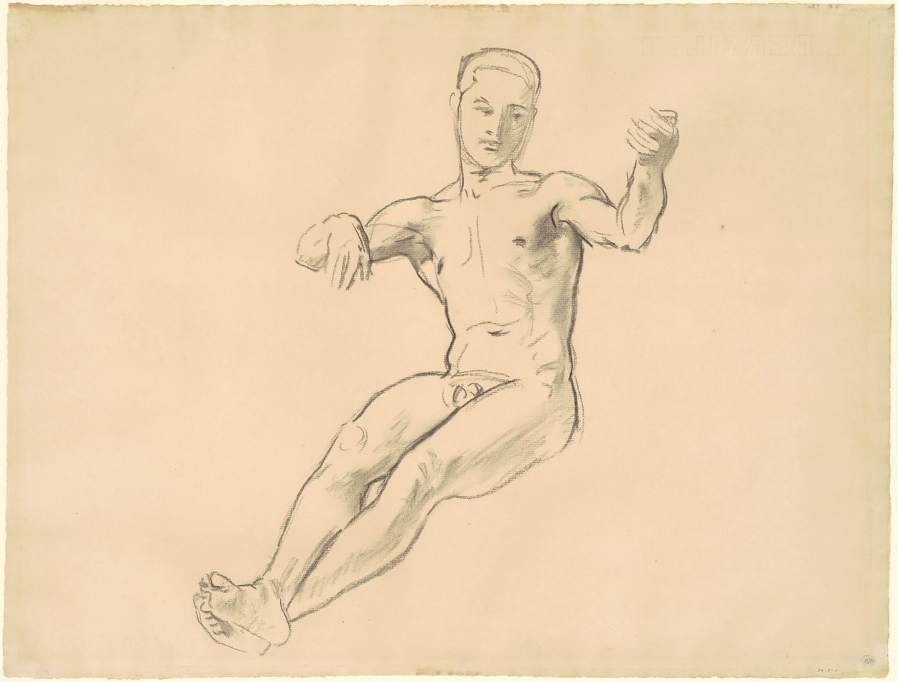 Studie na "Arion" od John Singer Sargent