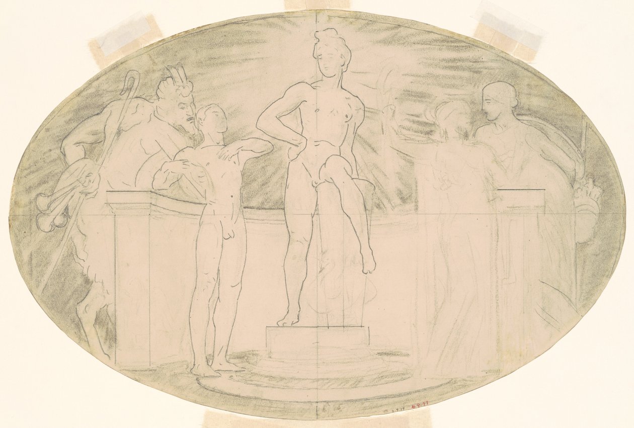 Studium klasického a romantického umění, c. 1921. od John Singer Sargent