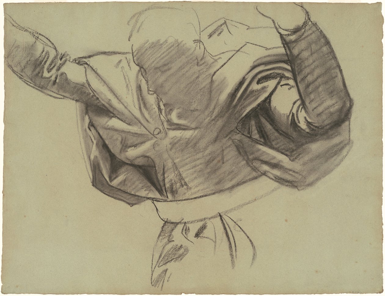 Studie na "Handmaid of the Lord" od John Singer Sargent