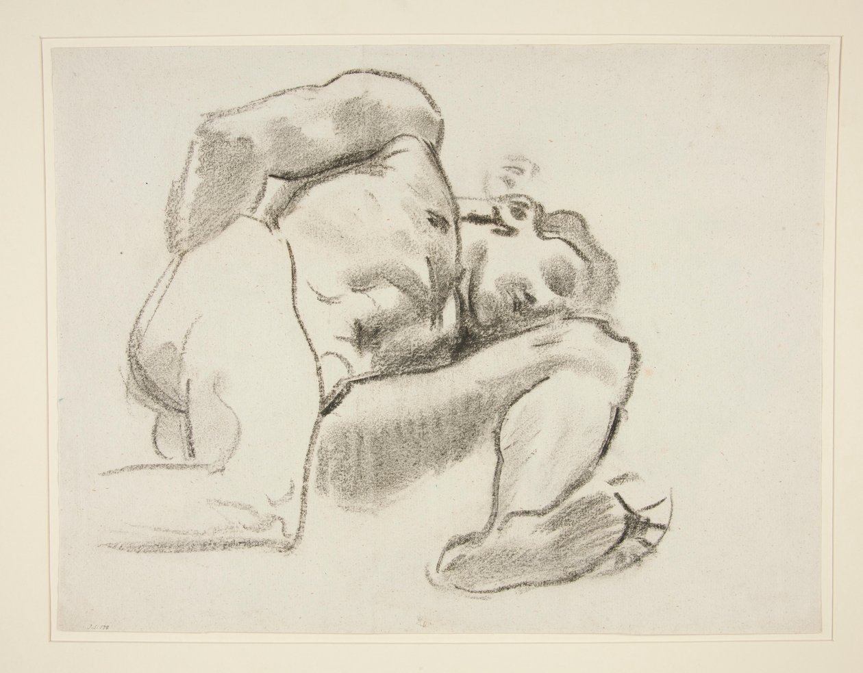 Studie pro Prometheus, rondel, Rotunda, Museum of Fine Arts Boston od John Singer Sargent