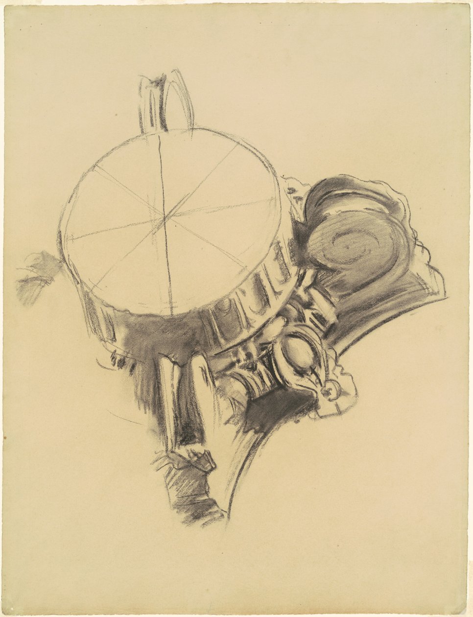Studie na "Pád Goga a Magoga" od John Singer Sargent