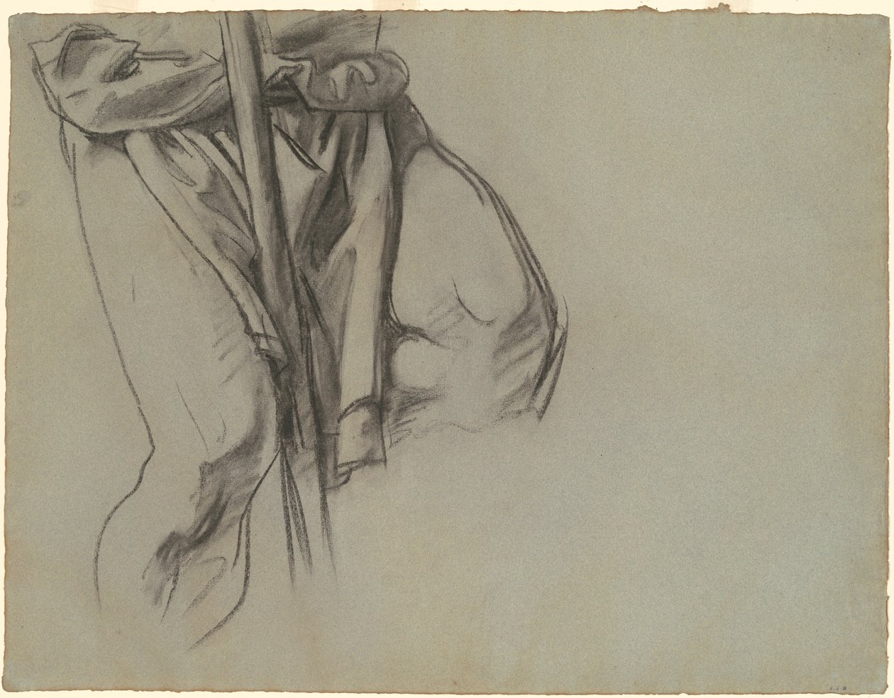Studie o Adamovi pro „Patnáct tajemství růžence“ od John Singer Sargent