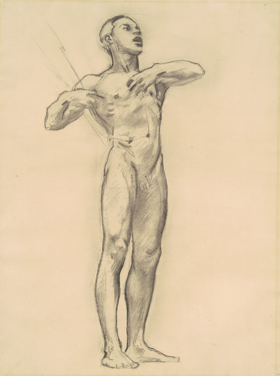 Studie Orfea pro klasické a romantické umění, c. 1921. od John Singer Sargent