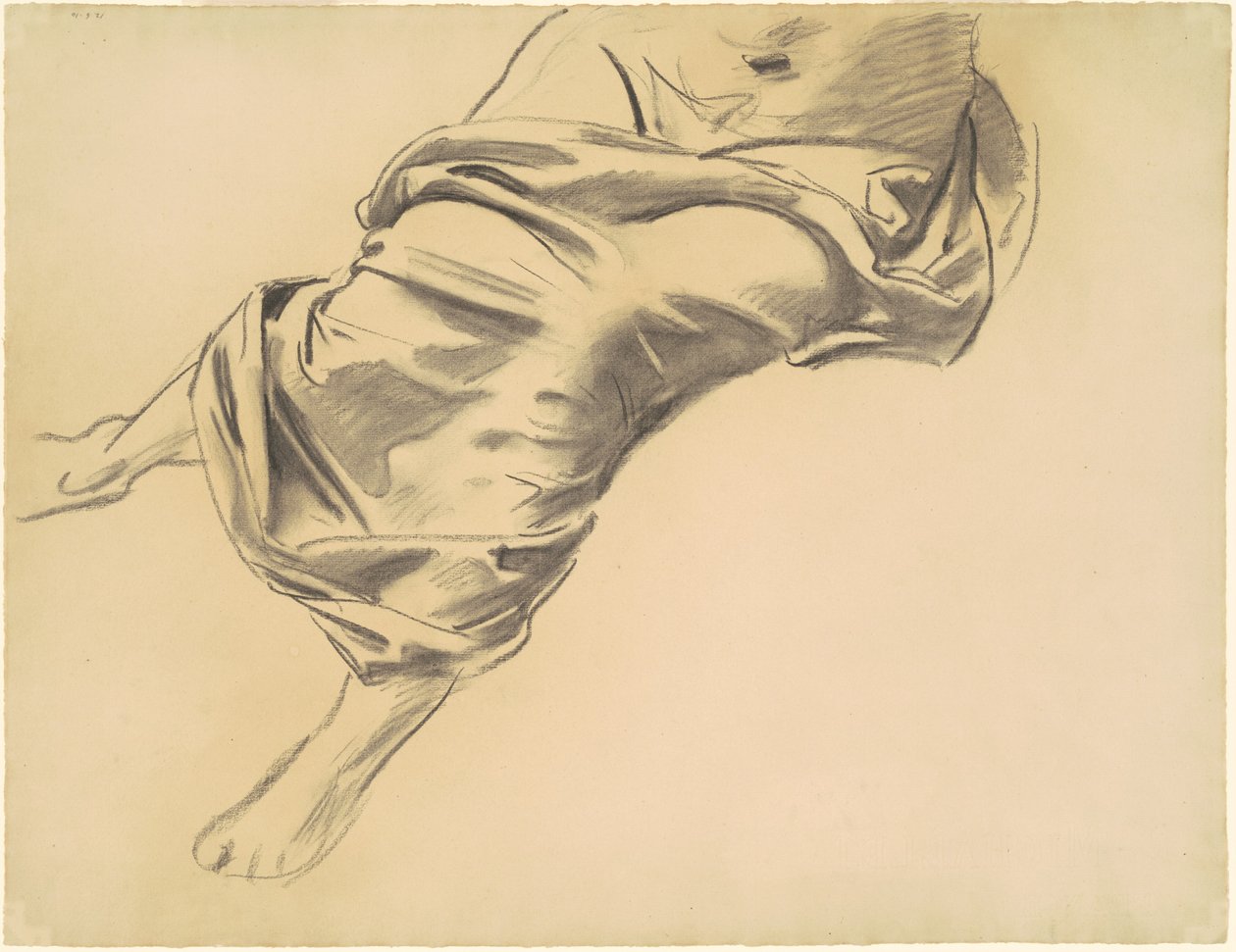 Studie zahalené postavy od John Singer Sargent