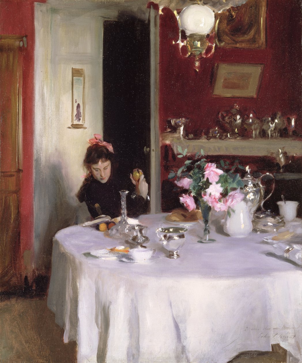 Snídaňový stůl, 1884 od John Singer Sargent