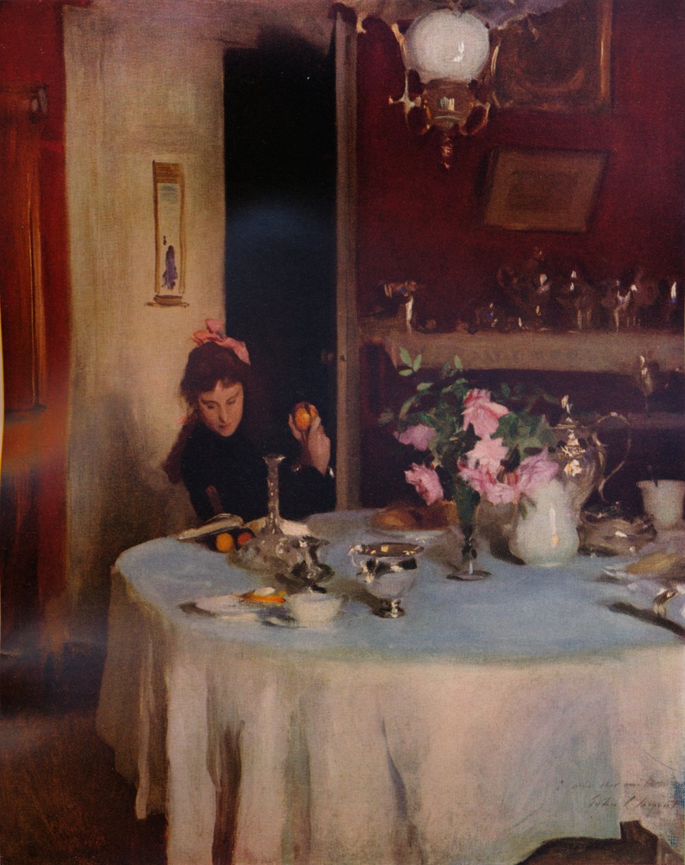 Snídaňový stůl, 1884 1934 od John Singer Sargent
