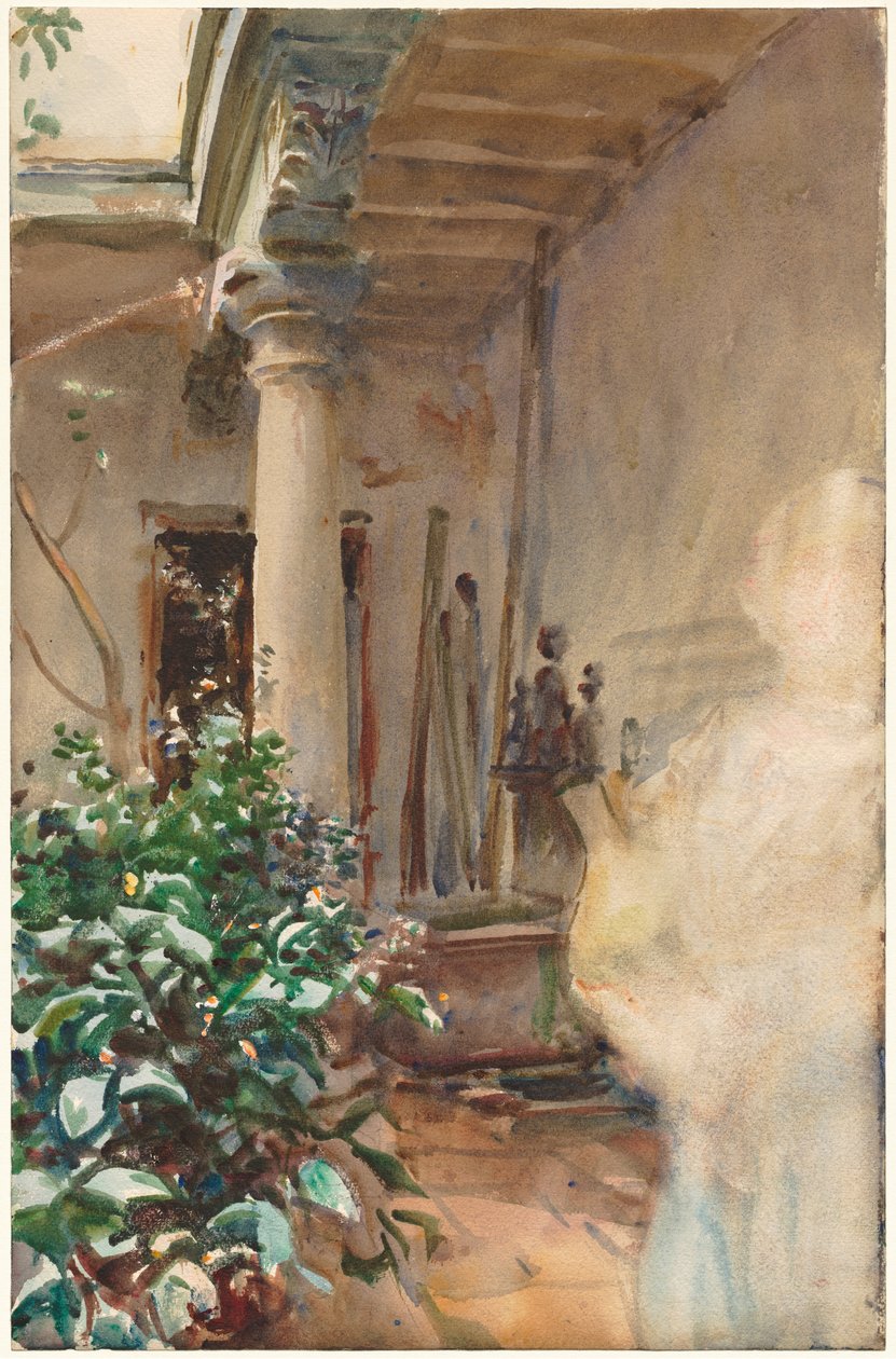 Patio od John Singer Sargent