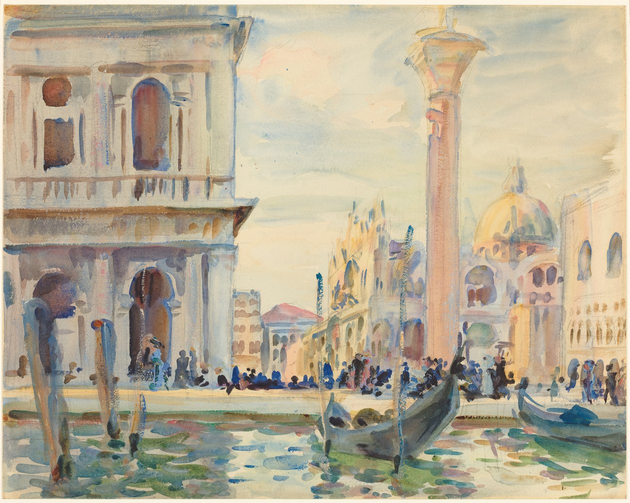 The Piazzetta od John Singer Sargent