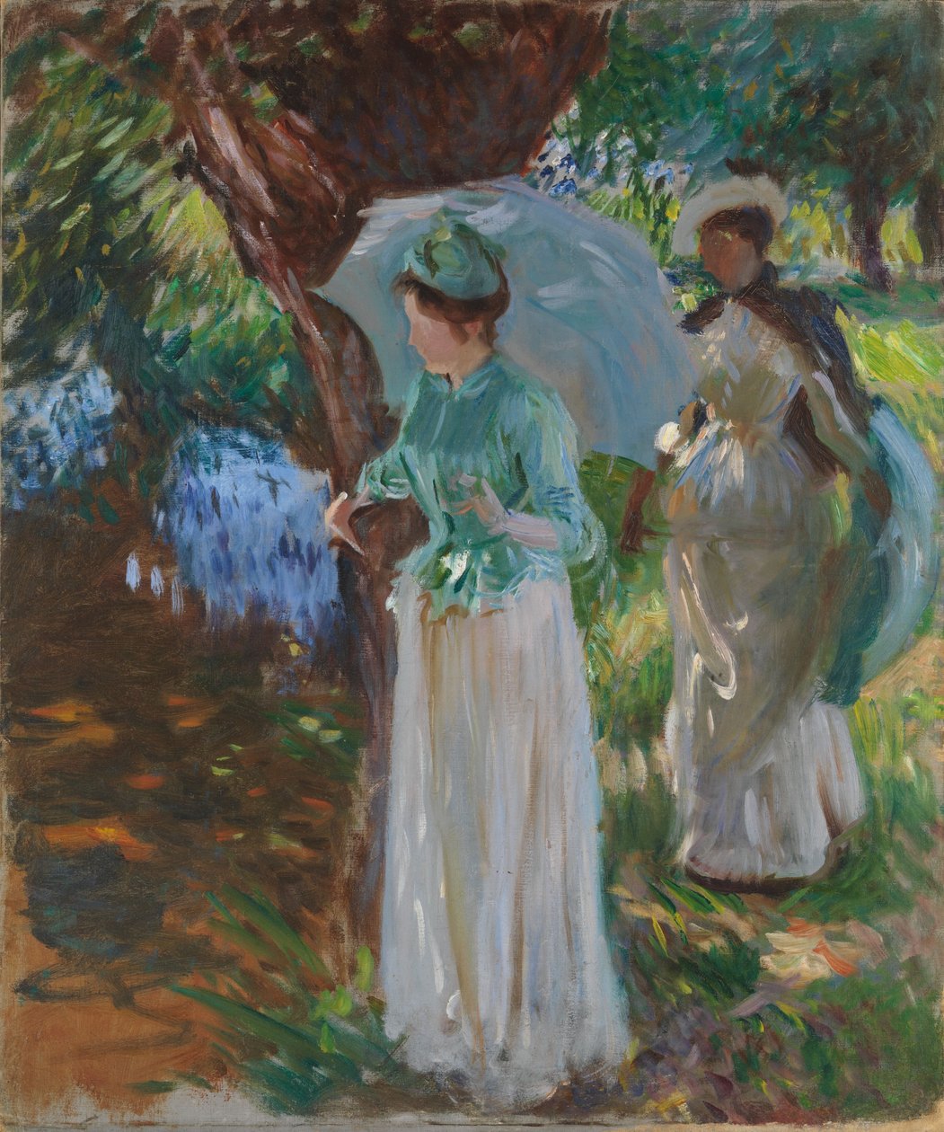 Dvě dívky se slunečníky, 1888 od John Singer Sargent