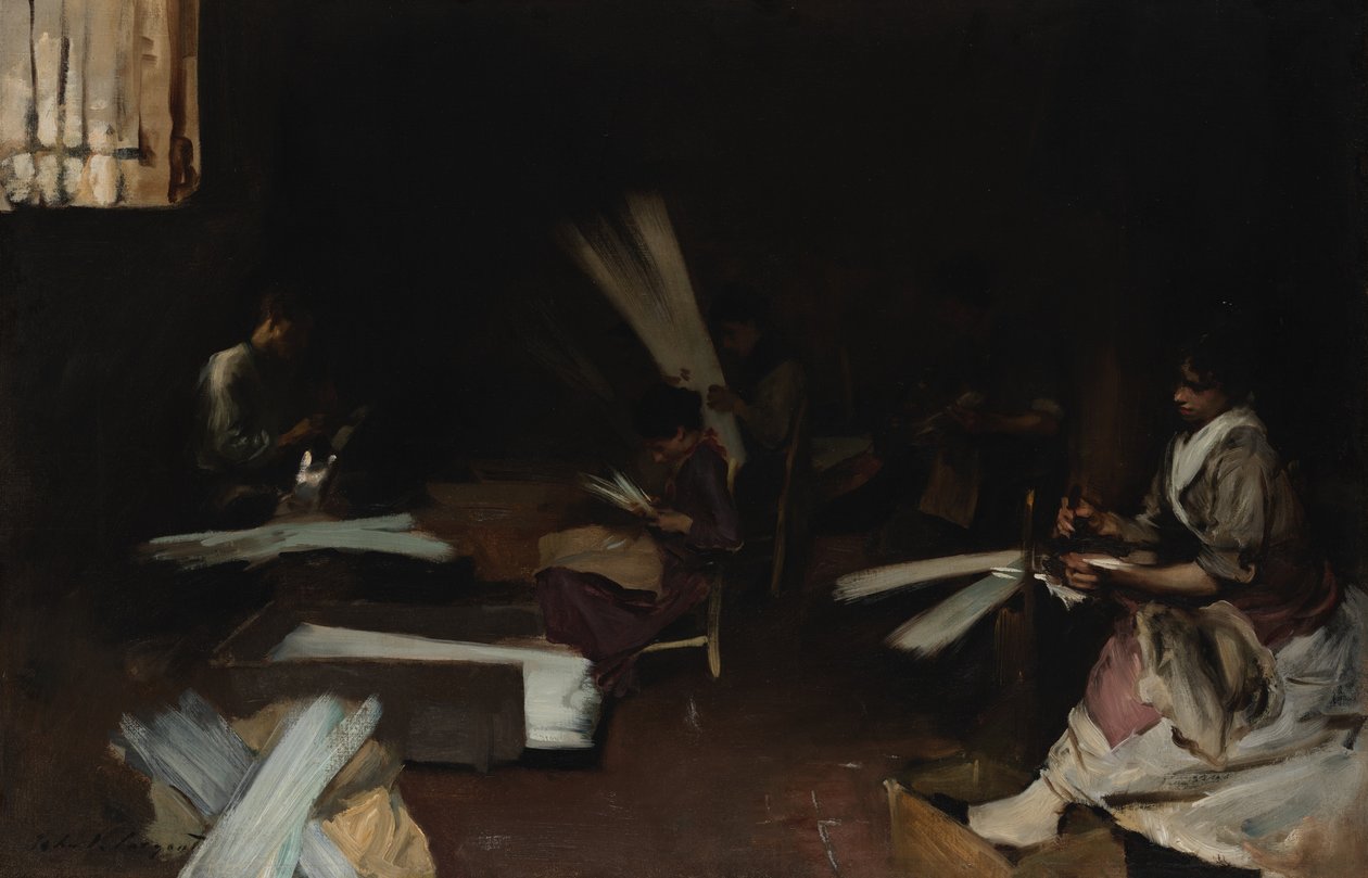 Pracovníci benátského skla od John Singer Sargent