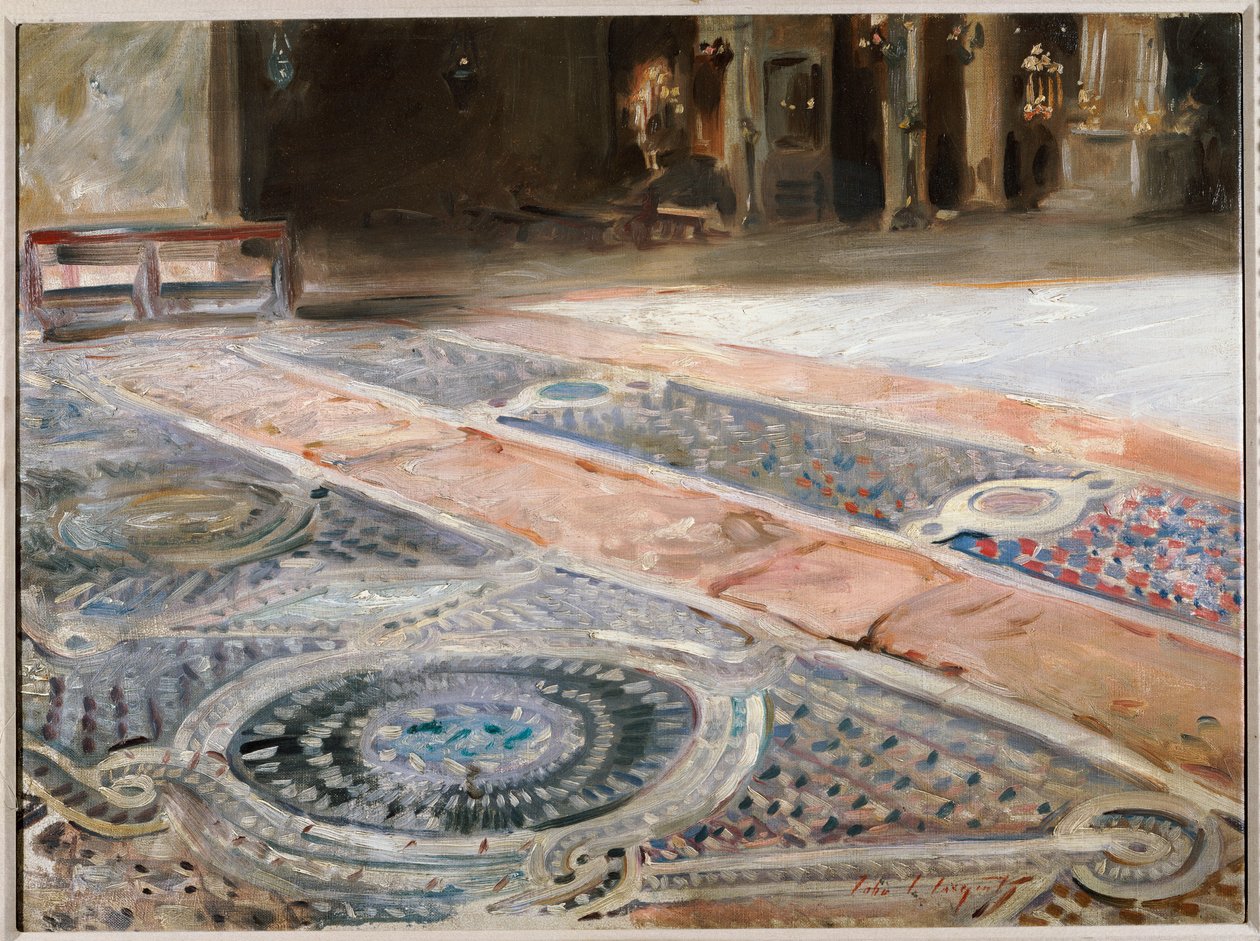 Benátský interiér od John Singer Sargent