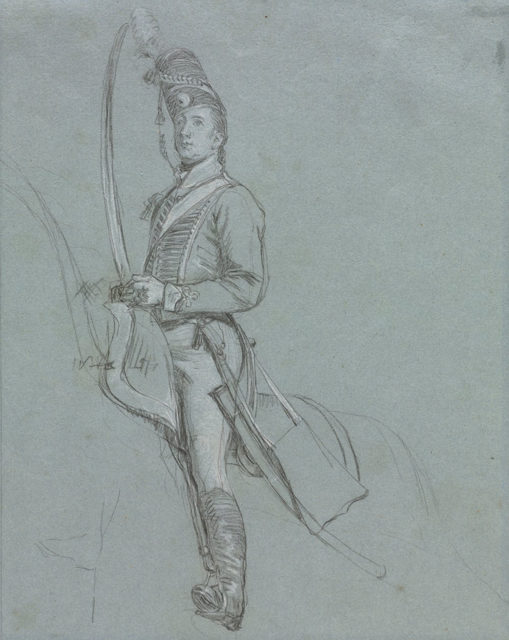 Husarský důstojník na koni, 1812. od John Singleton Copley