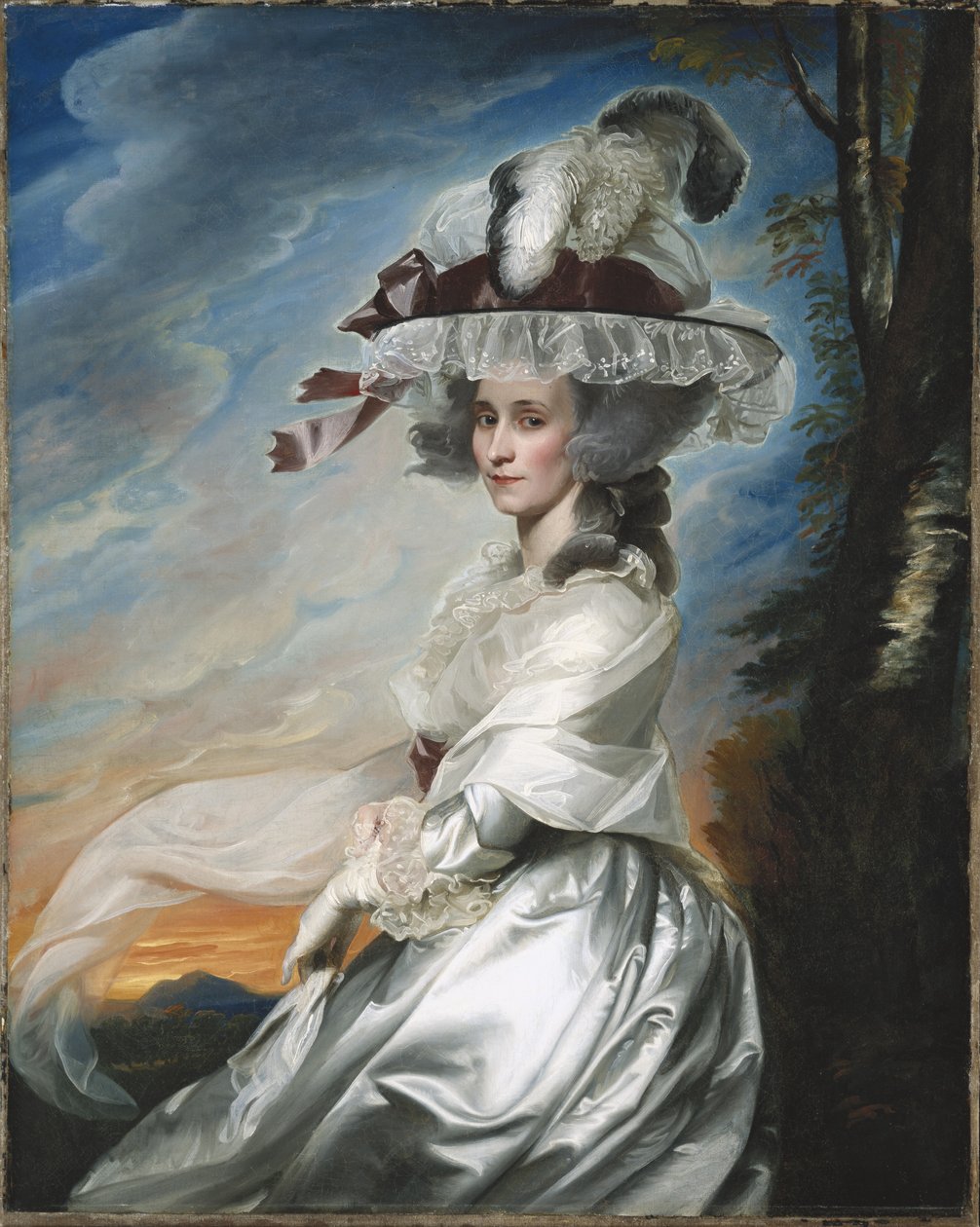 Abigael Bromfield Rogers, kolem 1784 od John Singleton Copley