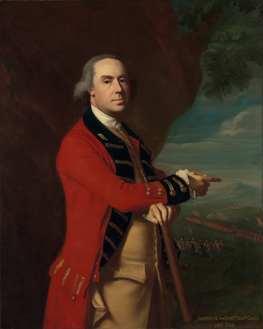 Generál Thomas Gage od John Singleton Copley