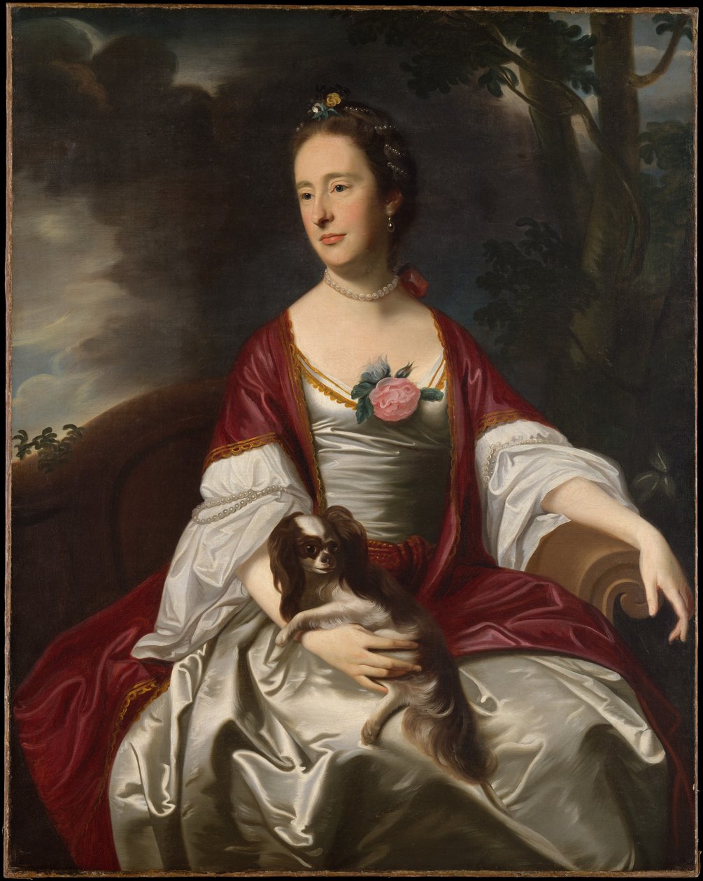 Paní Jerathmael Bowersová od John Singleton Copley