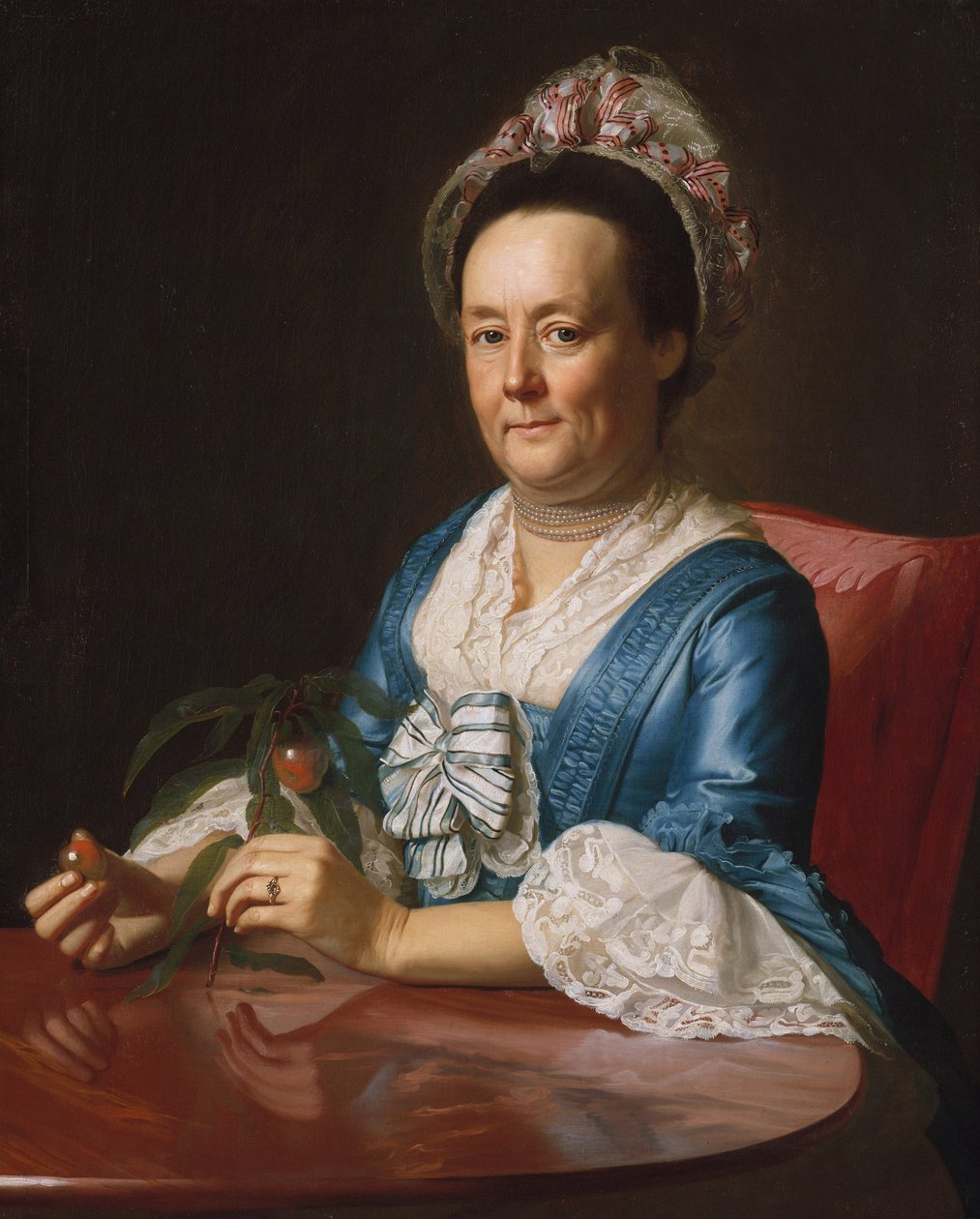 paní John Winthrop od John Singleton Copley
