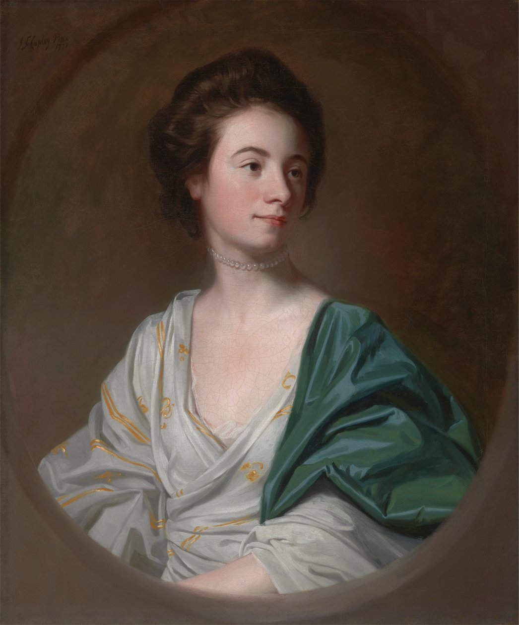 paní Robert Hyde od John Singleton Copley