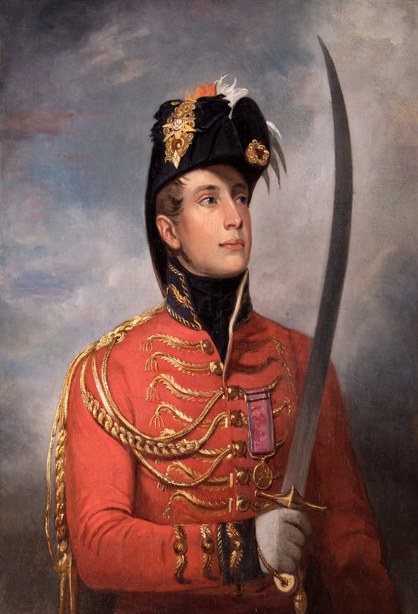 Portrét Viléma II., nizozemského krále, když princ Oranžský, c1813. od John Singleton Copley