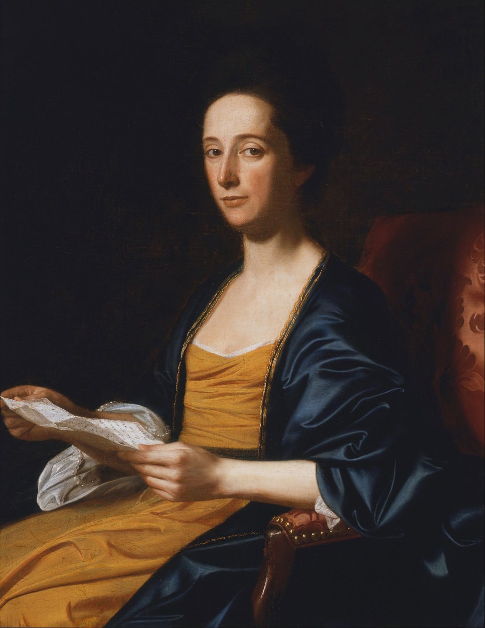 Portrét dámy od John Singleton Copley