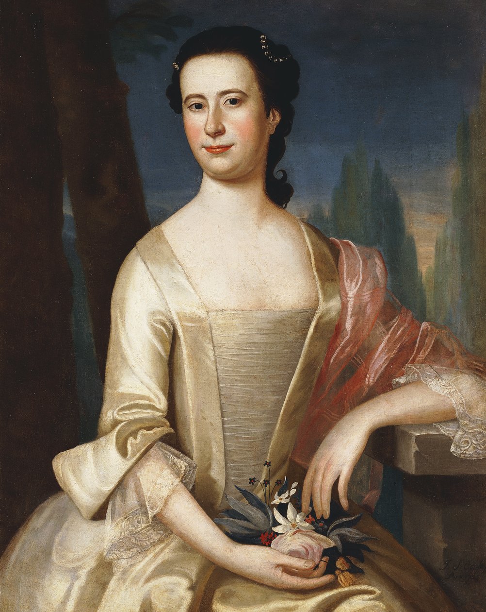 Portrét ženy, 1755 od John Singleton Copley