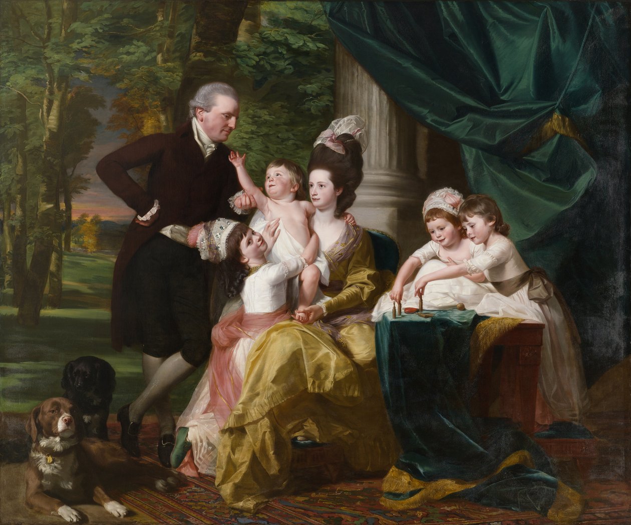 Sir William Pepperrell (1746-1816) a jeho rodina, 1778 od John Singleton Copley