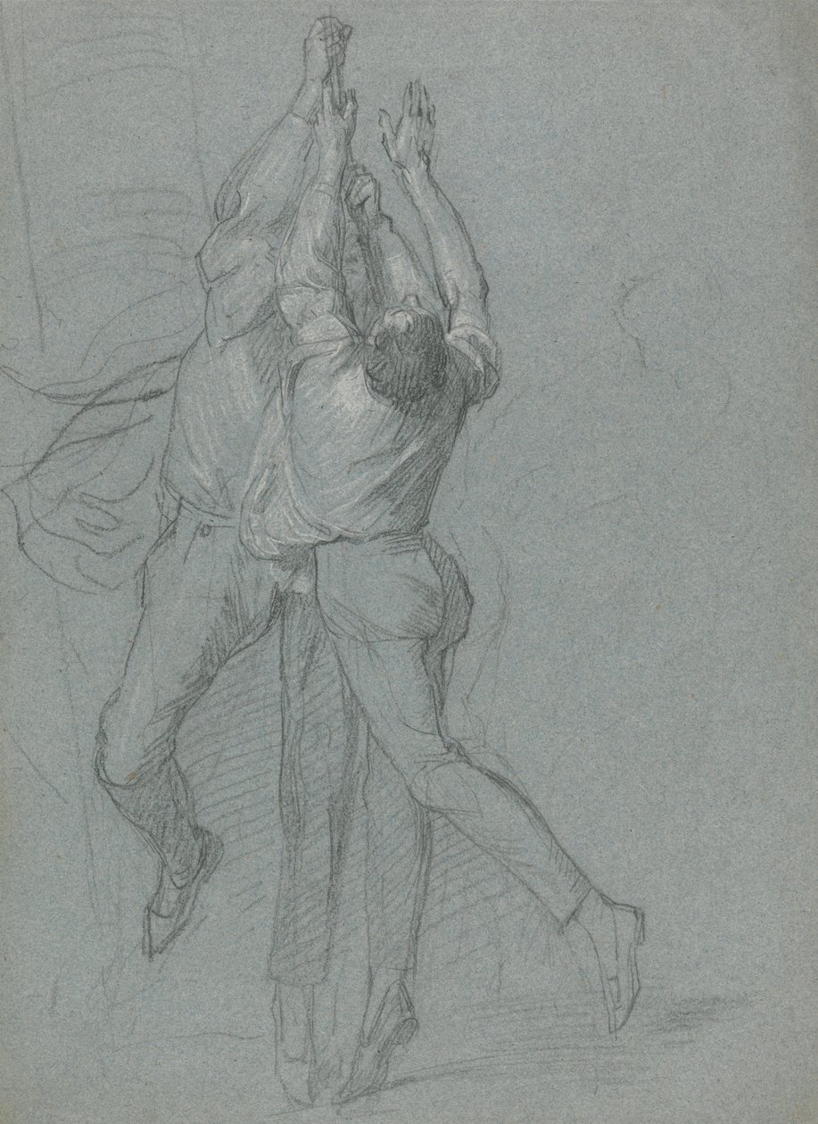 Studie námořníků vztyčujících vlajku za vítězství lorda Duncana od John Singleton Copley