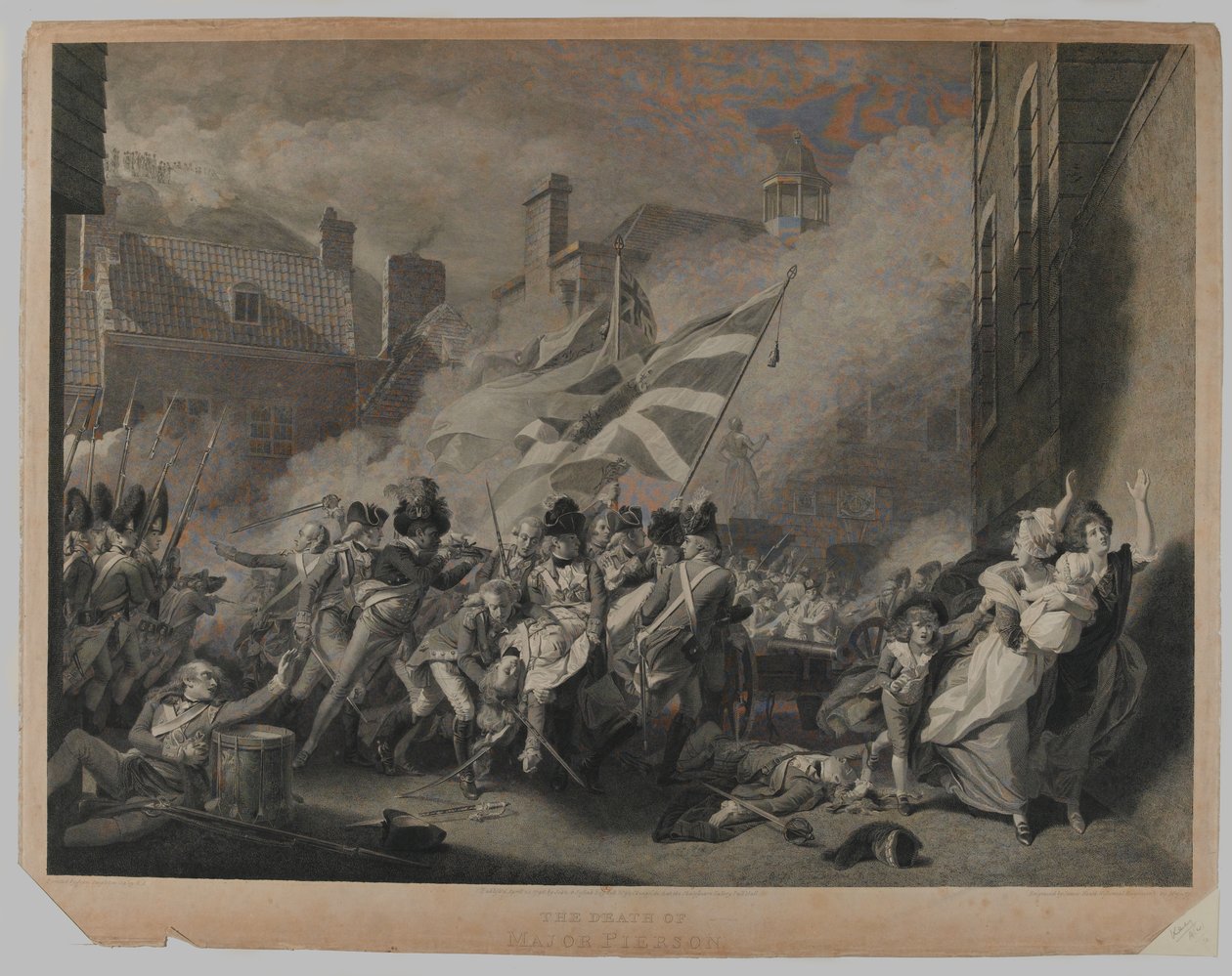 Smrt majora Piersona, 6. ledna 1781 od John Singleton Copley