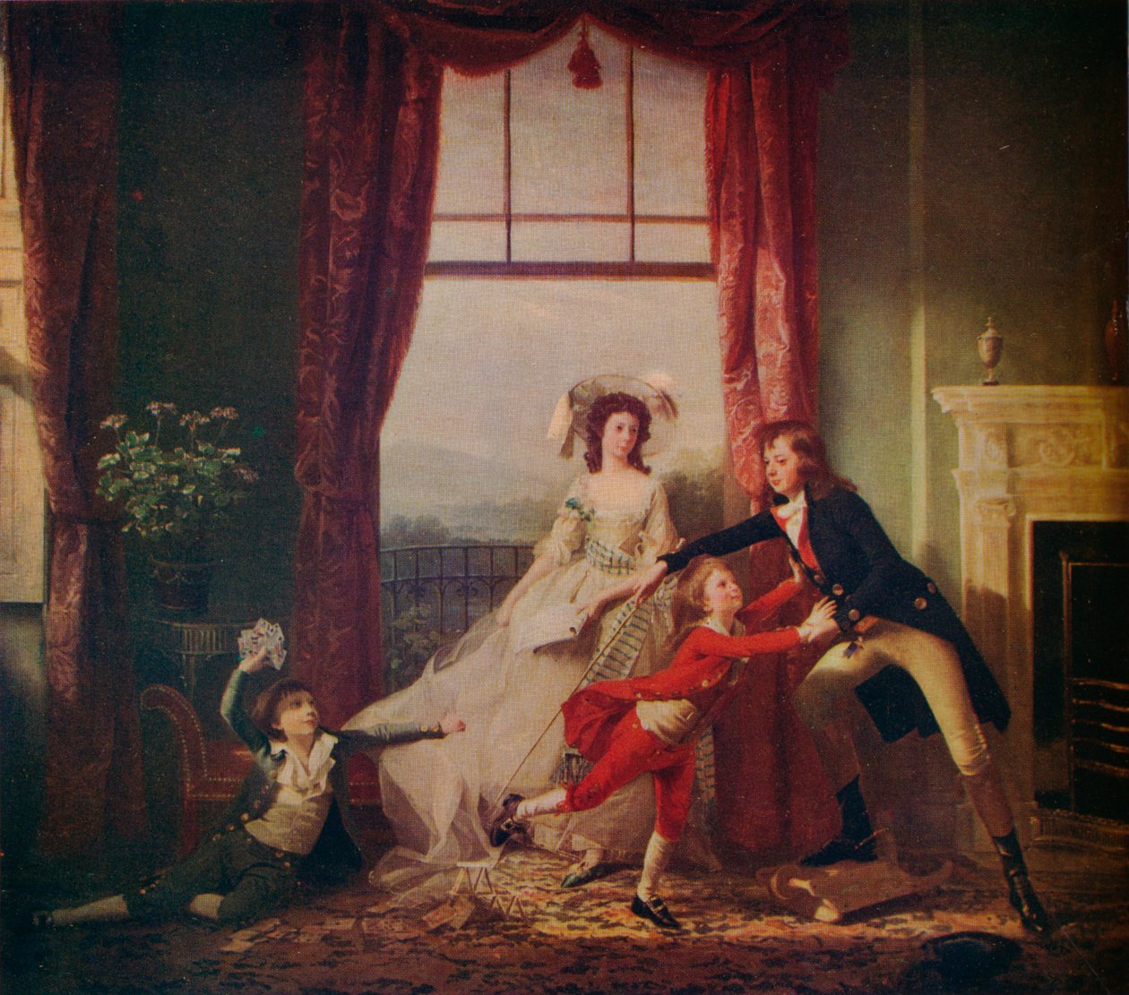 Rodina Sitwellů, c18. století od John Singleton Copley