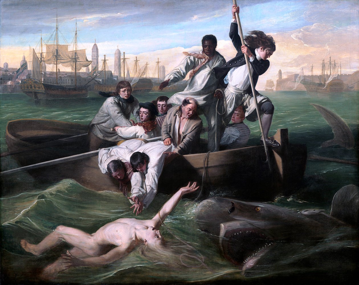 Watson a žralok od John Singleton Copley