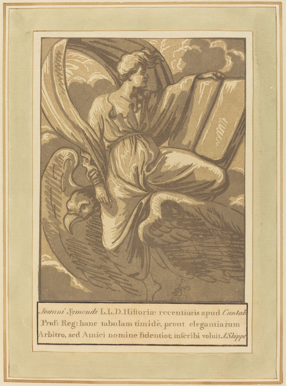 Svatý Jan Evangelista od John Skippe after Parmigianino