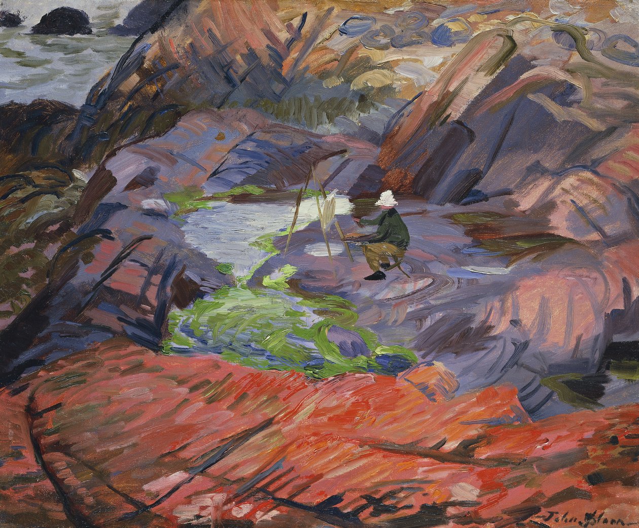 Zimní výsadba Charlese Allana od John French Sloan