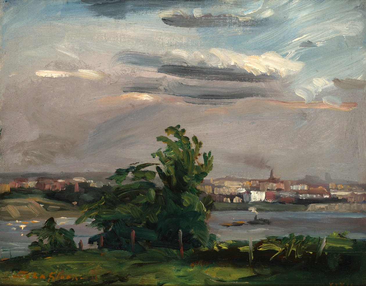 Coytesville na Palisades od John French Sloan