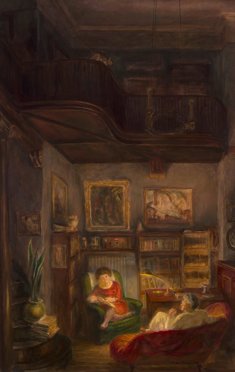 Náš koutek studia od John French Sloan