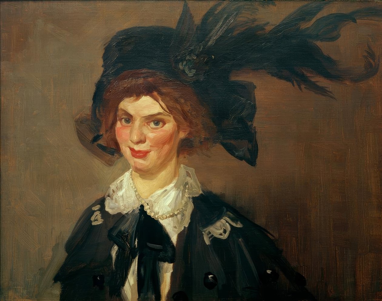 Jestřáb (Yolande ve velkém klobouku) od John French Sloan