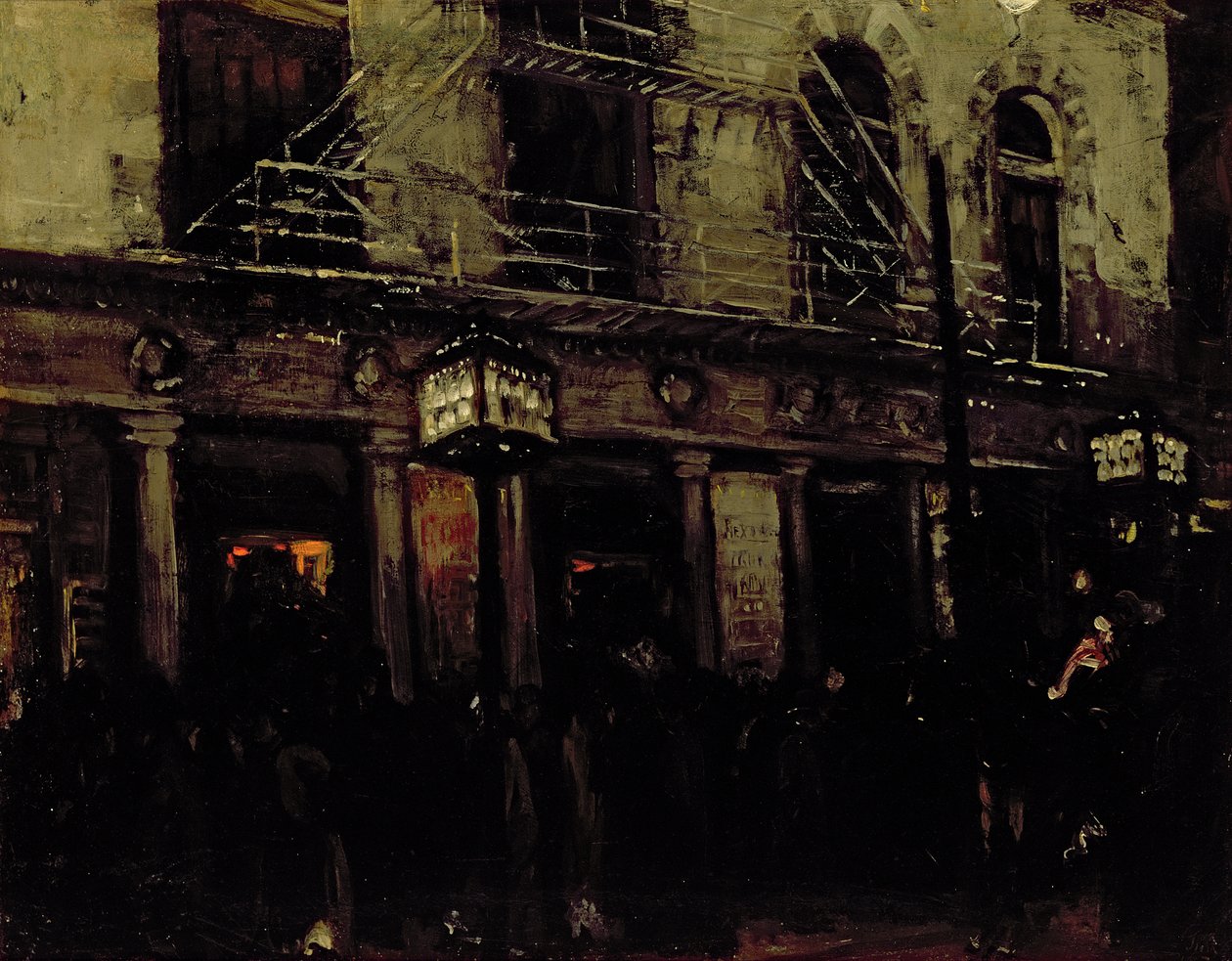 Walnut Street Theatre, Philadelphia od John French Sloan