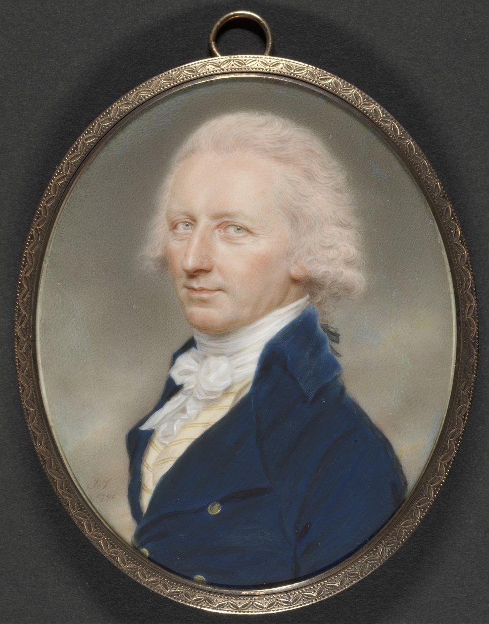 Generál Stevenson, 1796 (olej na slonovině) od John Smart