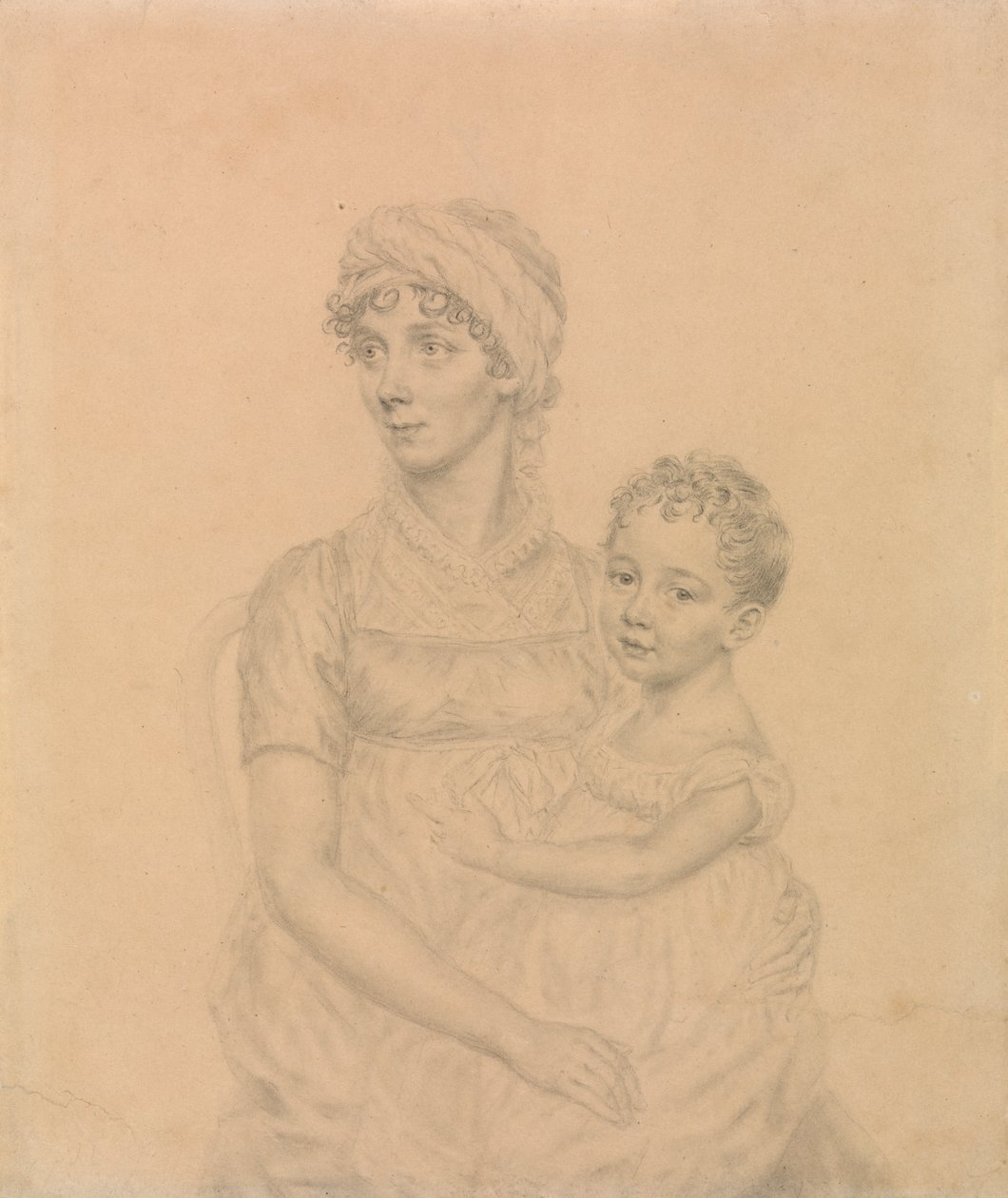Lady Wigramová se svým malým synem Williamem Pitt Wigramem od John Smart