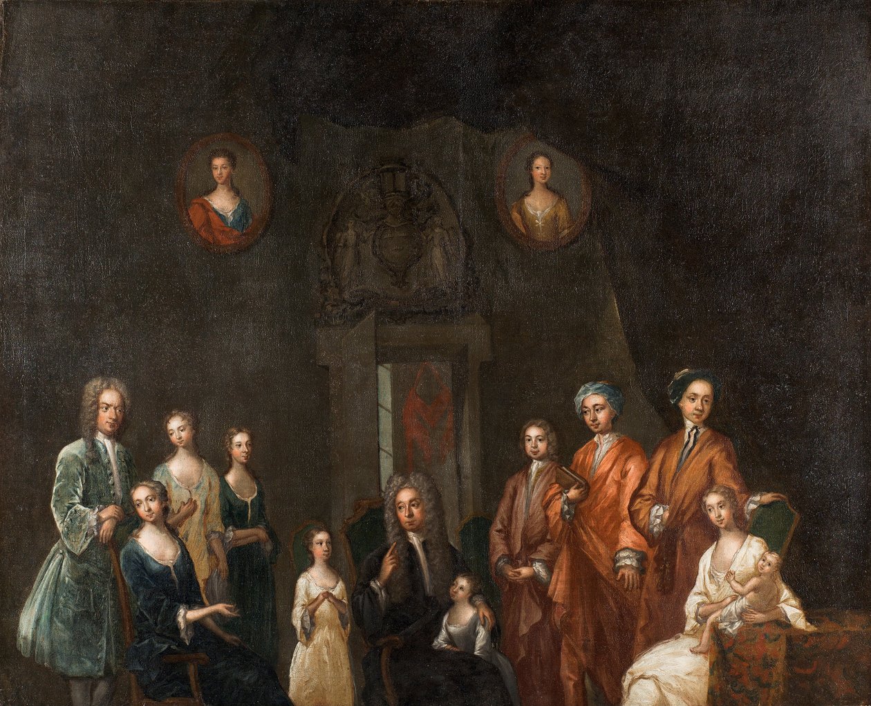 Portrét sira Francise Granta, lorda Cullena, a jeho rodiny od John Smibert