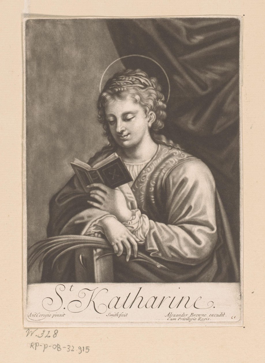 Svatá Kateřina Alexandrijská od John Smith