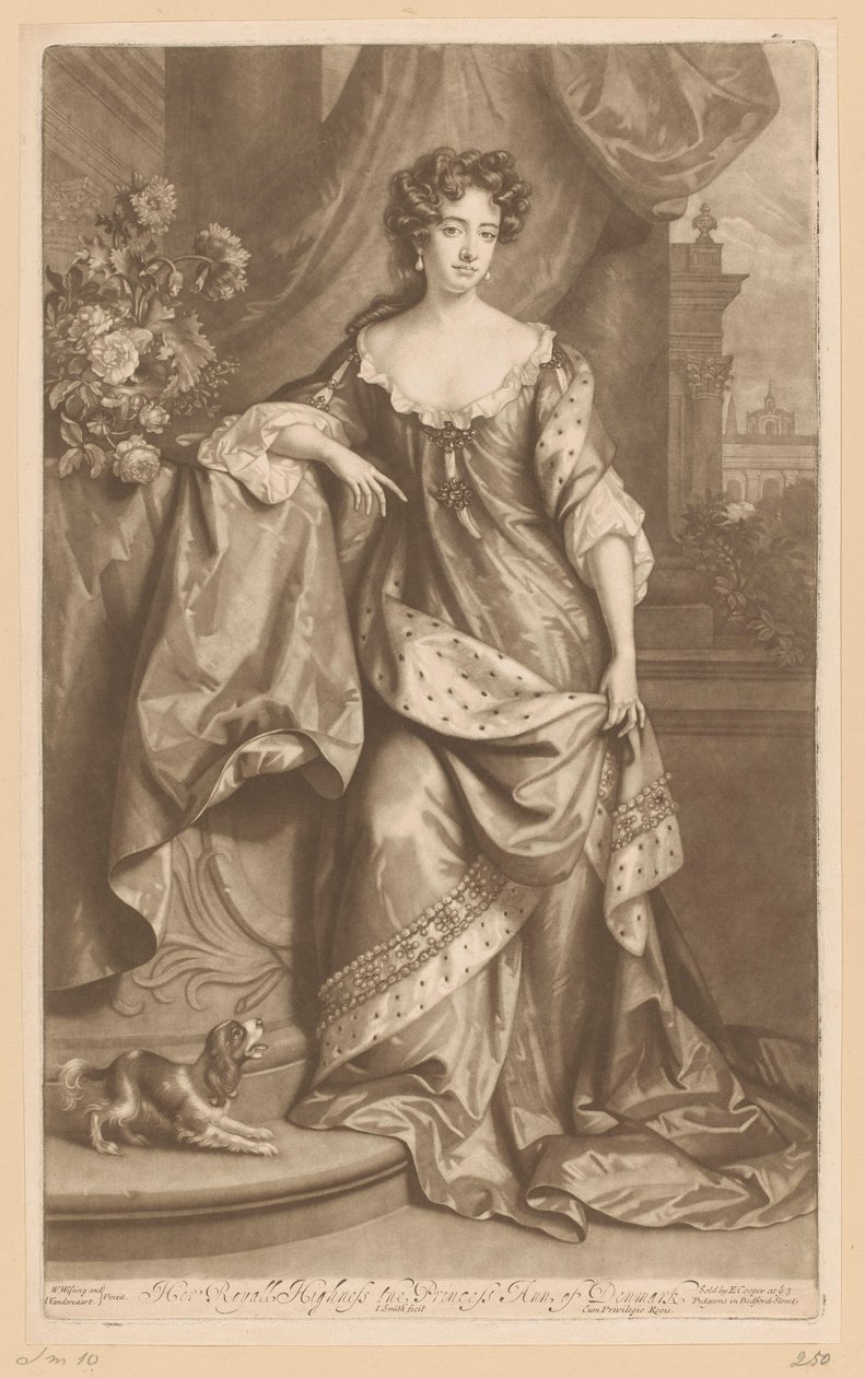 Portrét Anny Dánské od John Smith