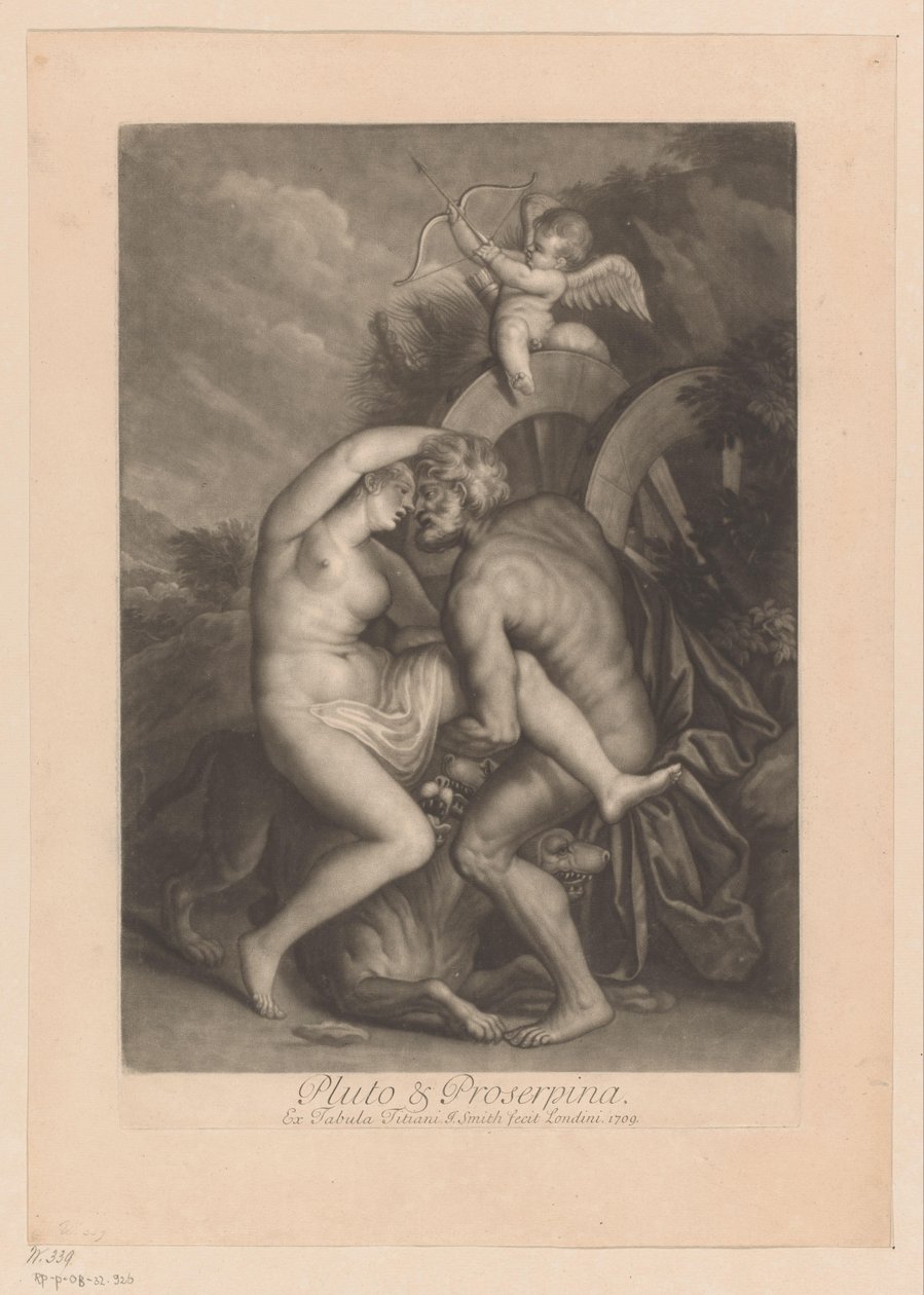 Loupež Proserpiny Pluto & Proserpina (název na objektu) Milostné záležitosti bohů (název série) Loves of the Gods (název série) od John Smith