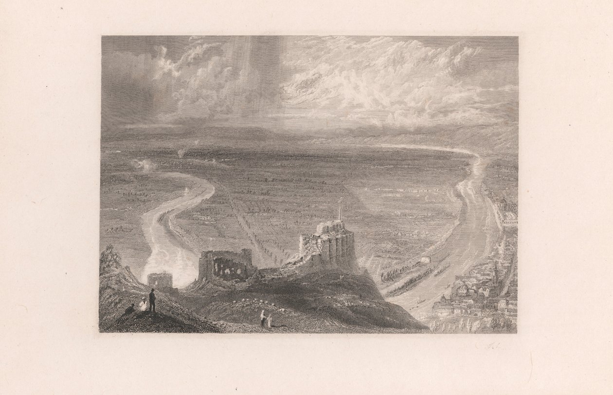 Chateau Gaillard, od východu od John Smith