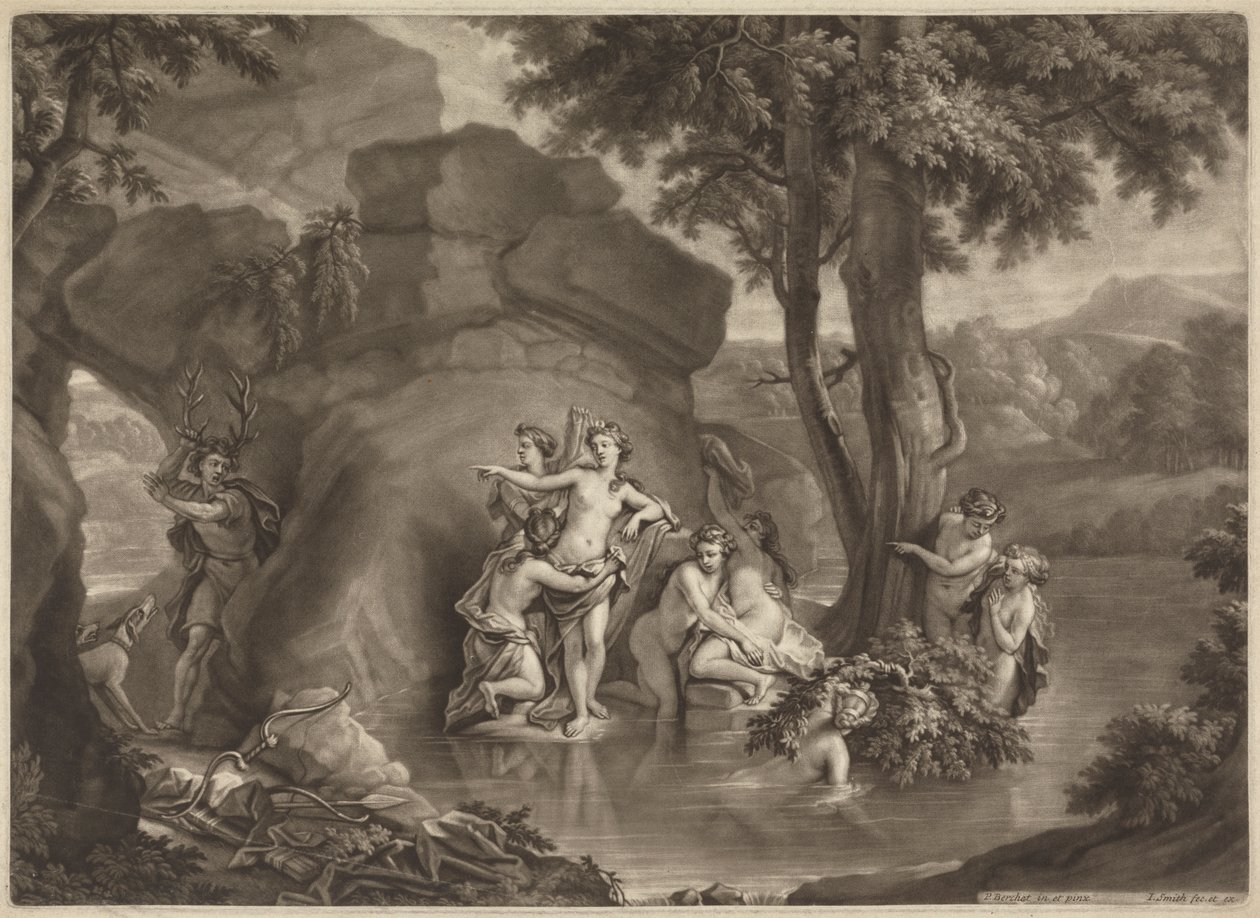 Diana a Acteon od John Smith