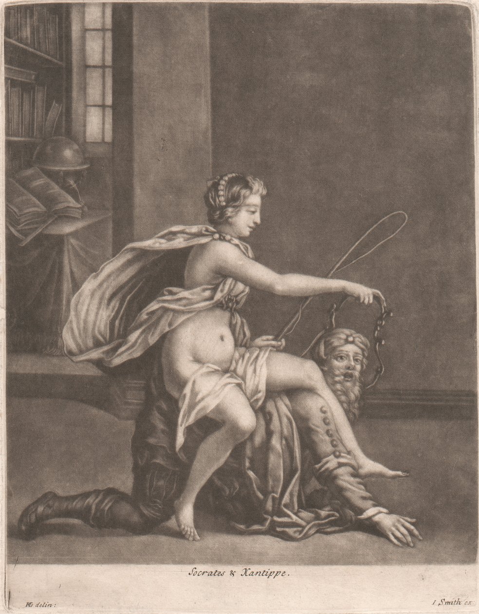 Sokrates a Xantippe od John Smith