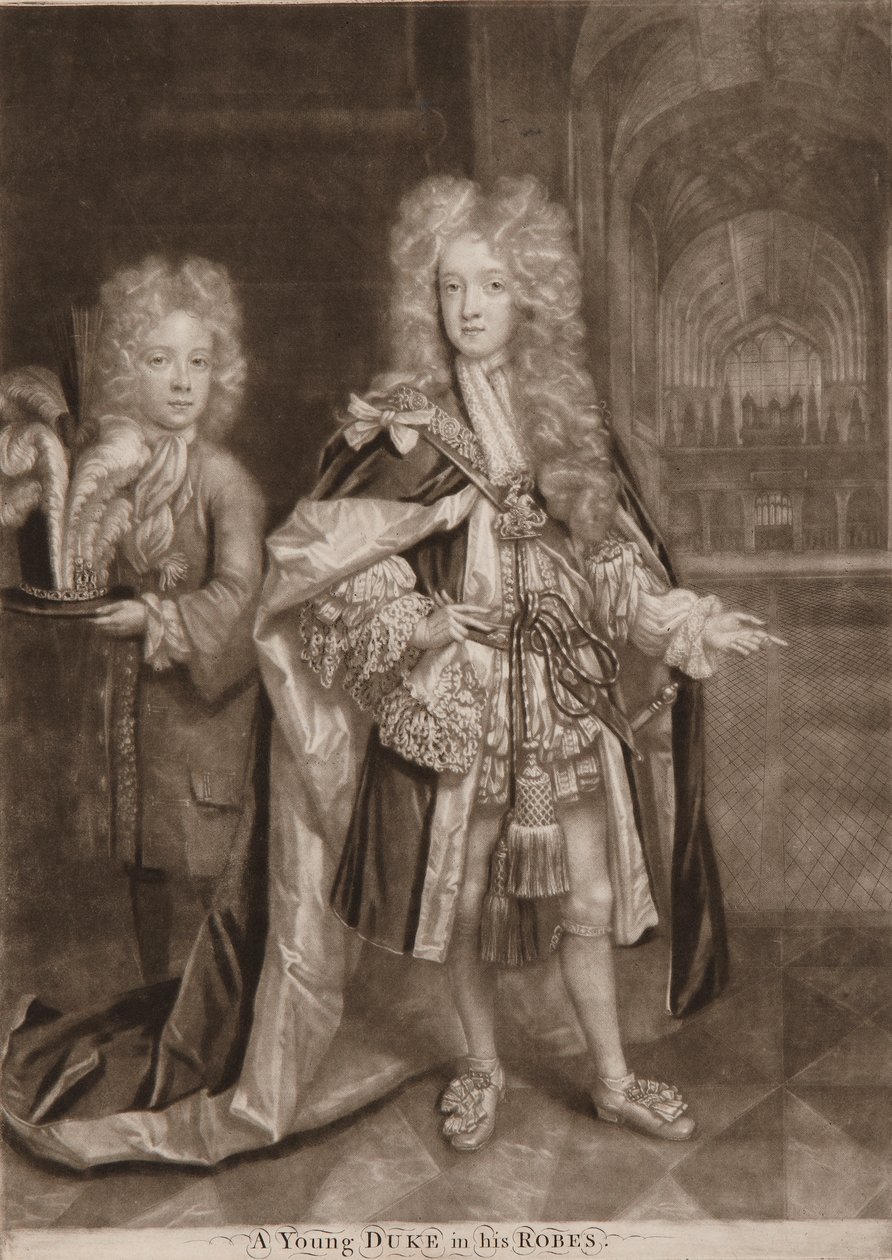 William, vévoda z Gloucesteru a Benjamin Bathurst od John Smith