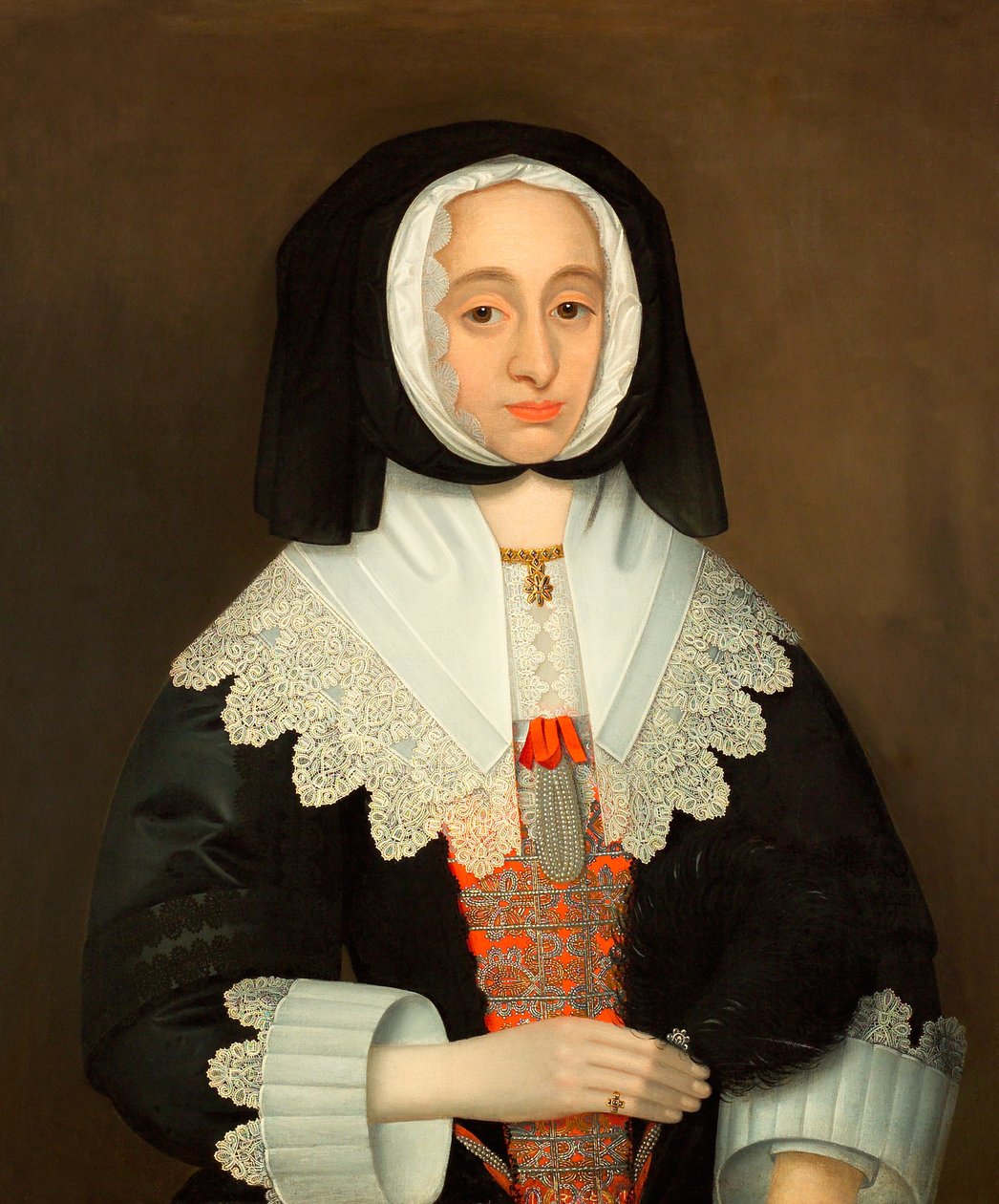 Paní Lucy Hutchinsonová, asi 1643 od John Souch