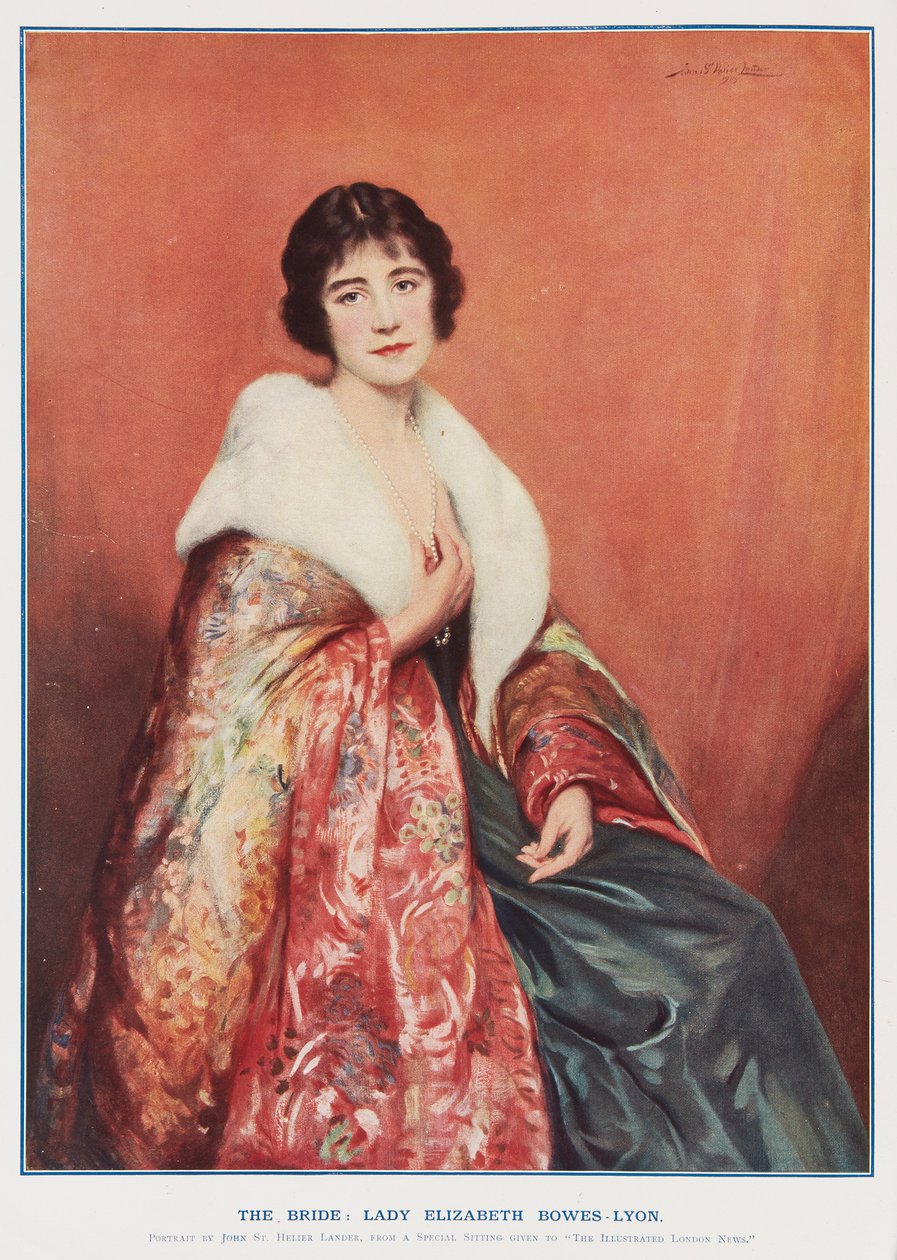 Lady Elizabeth Bowes-Lyon od John St. Helier Lander