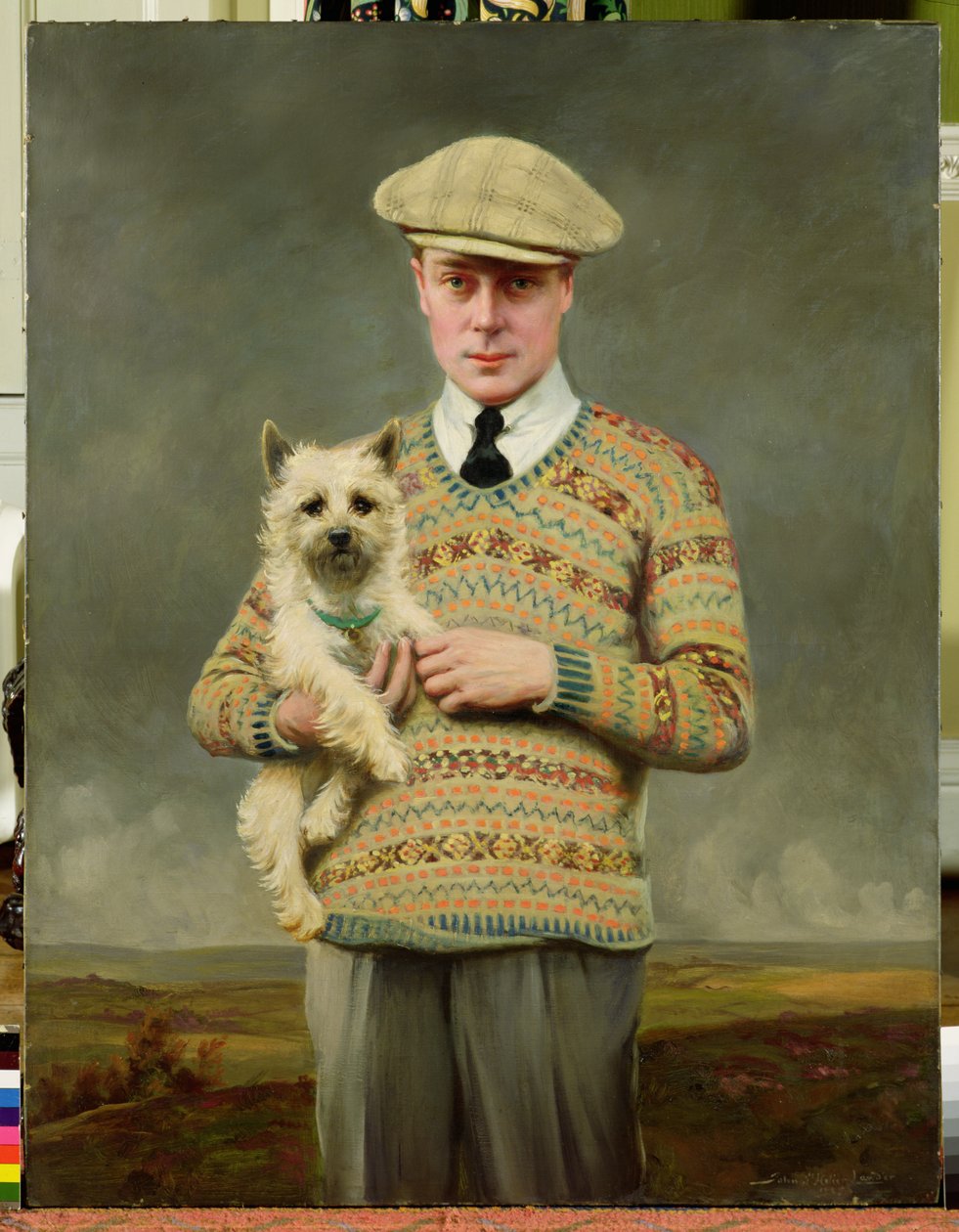 Portrét HRH prince z Walesu od John St. Helier Lander