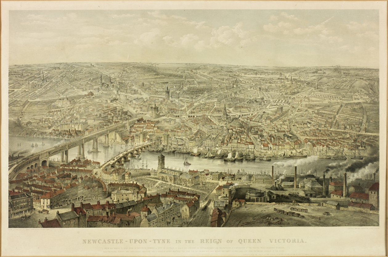Newcastle upon Tyne za vlády královny Viktorie od John Storey