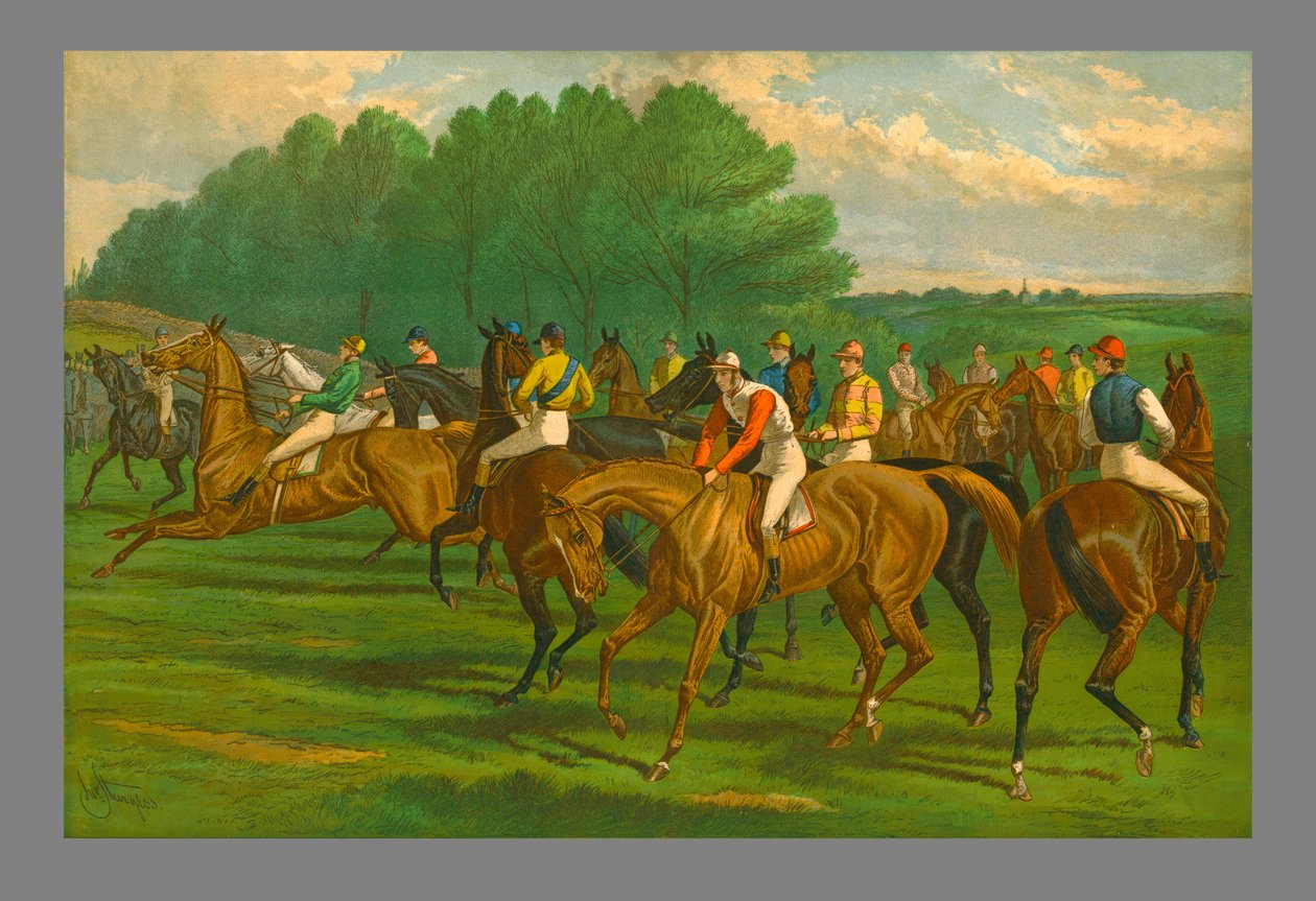Falešný start - Derby, 1883. od John Sturgess